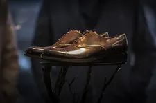 "They're in my closet, yeah. They're very nice Lanvin shoes, of course."